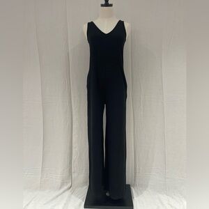 Smash + Tess Tuesday Wide Leg Romper II Midnight Black Size XS